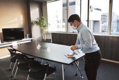 相続税・相談手続の名古屋事務所スタッフが定期消毒
