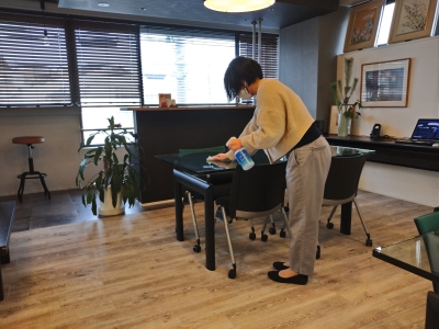 相続税・相談手続の名古屋事務所スタッフが定期消毒