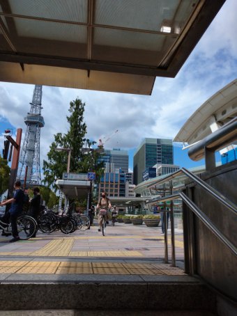 税理士法人アイビス名古屋事務所へ相続相談に行く道順＜栄駅4番出口を出たところ＞